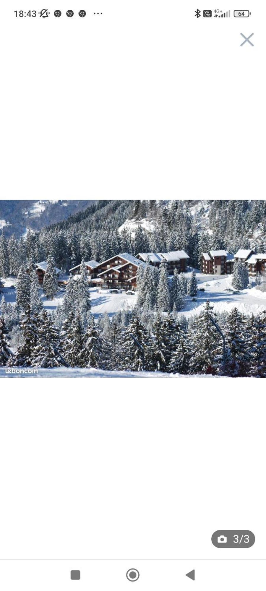 Studio Au Pied Des Pistes Avec Vue Sur La Montagne Mieussy Exterior photo
